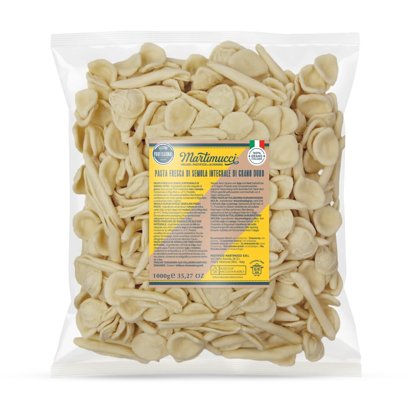Maritati integrali Martimucci pasta fresca Linea Ho.Re.Ca. Integrale