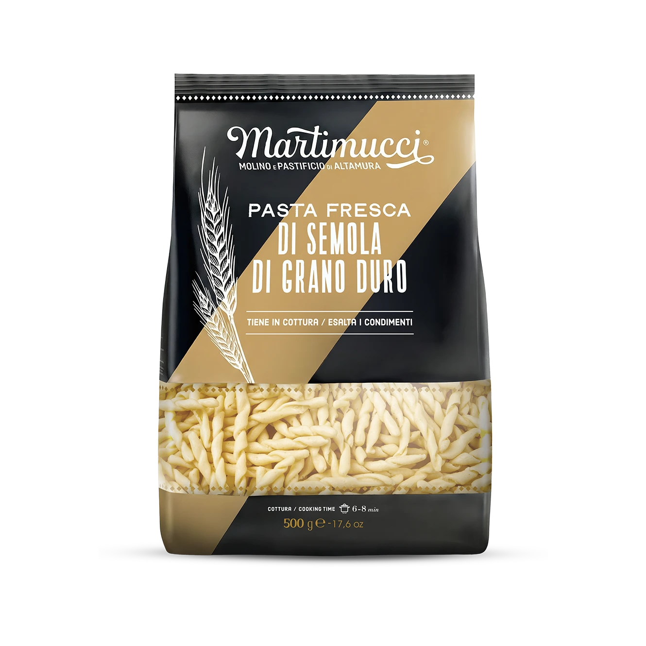 Strozzapreti Martimucci pasta fresca Linea Oro